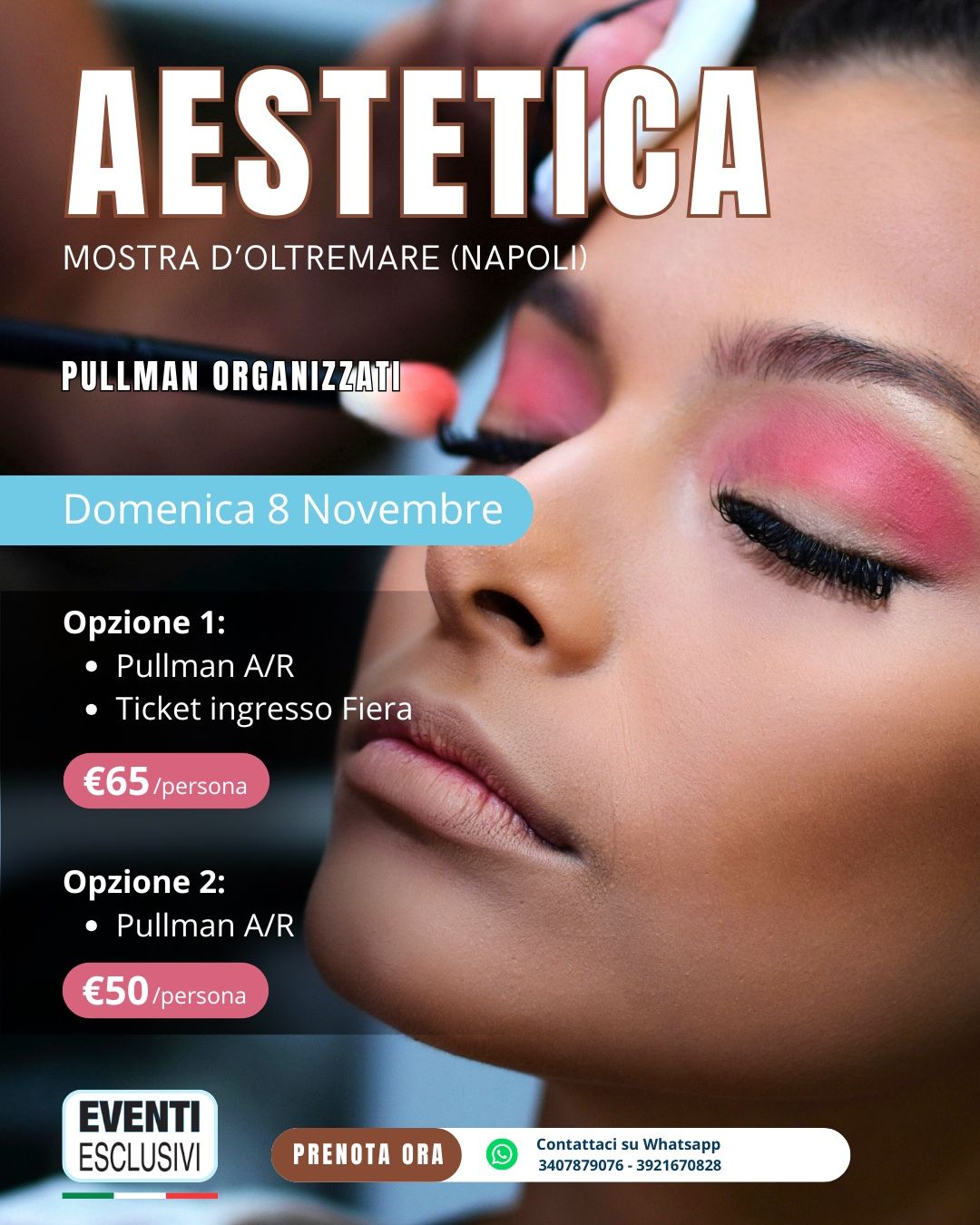 Aestetica "Domenica 8 Novembre 2026" 🚌 Pullman Organizzati