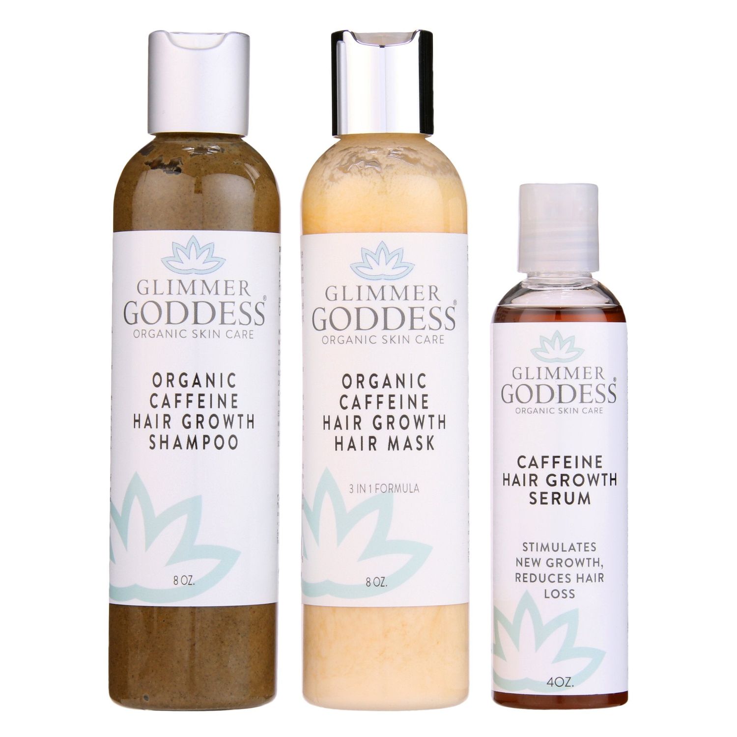 Organic Caffeine Hair Growth Trio, Size: 22 oz.