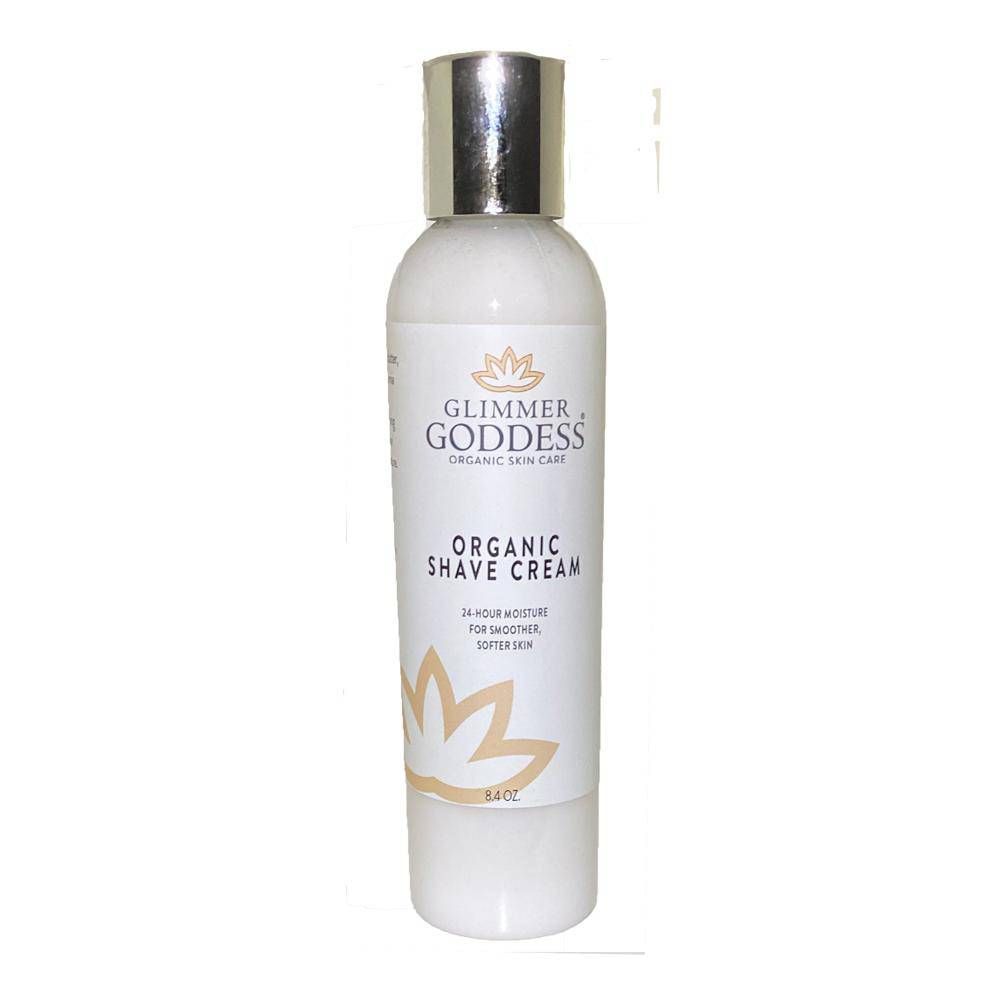Organic Shave Cream w/Aloe, Coconut Oil &amp; Shea Butter