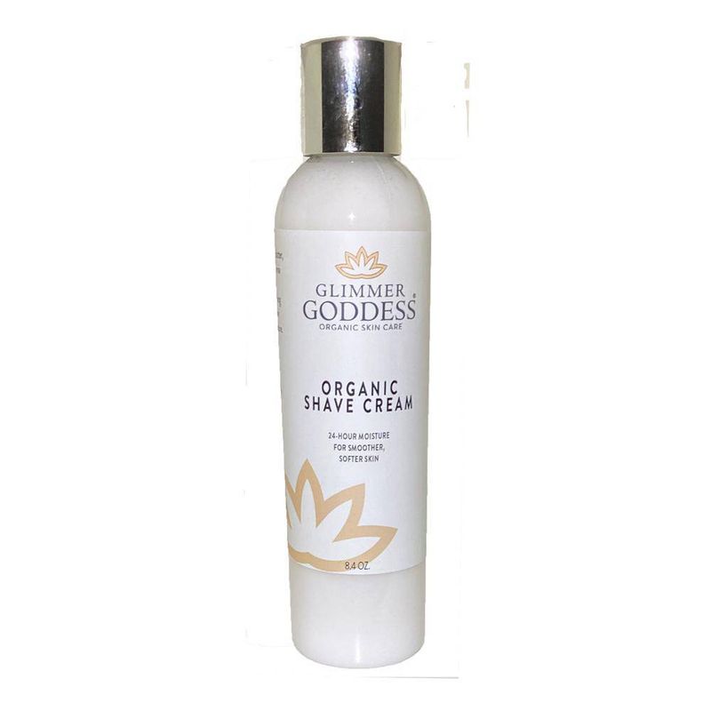Organic Shave Cream w/Aloe, Coconut Oil &amp; Shea Butter