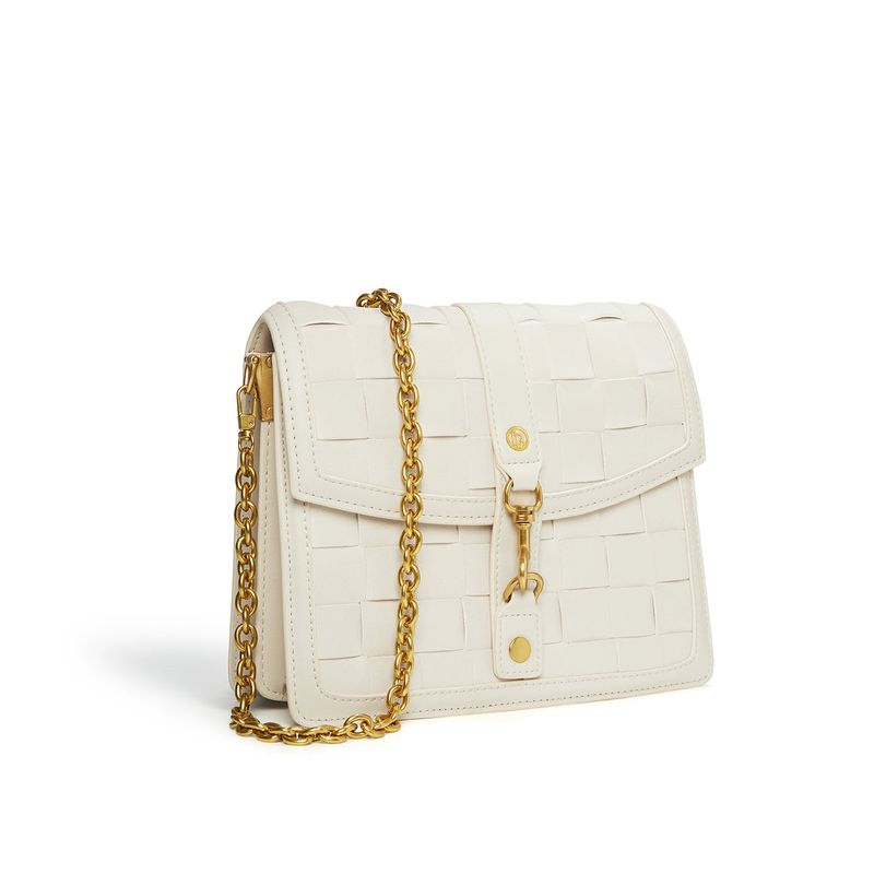 Daisy White Vegan Shoulder &amp; Crossbody Bag