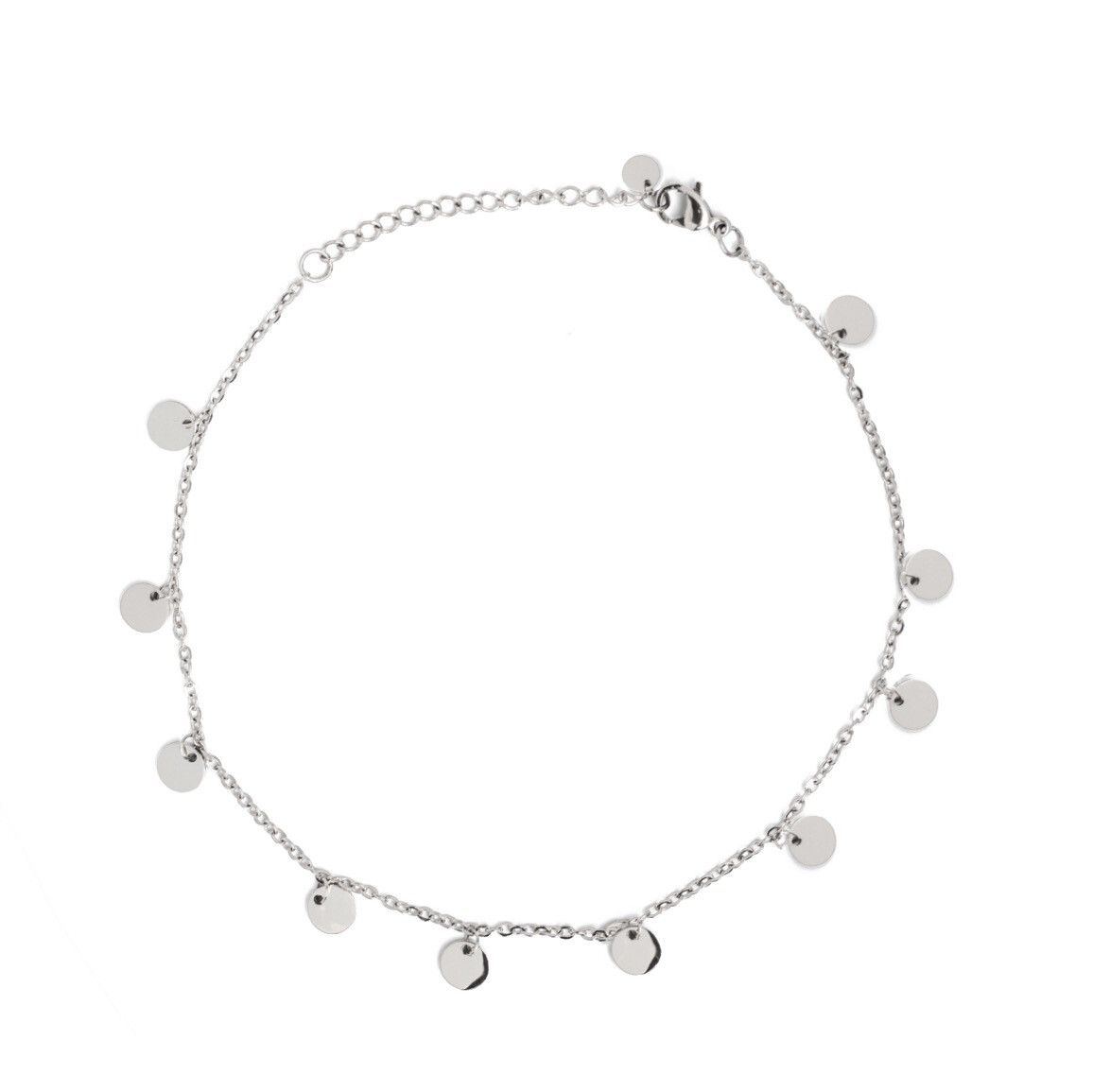 M’Adam Anklet Coin Steel