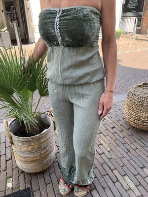 Tom Tom Ibiza Jumpsuit | Green (outlet) Tom Tom Ibiza Jumpsuit | Green (outlet)