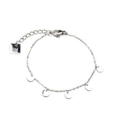 Zag Bijoux Anklet Coins | Zilver