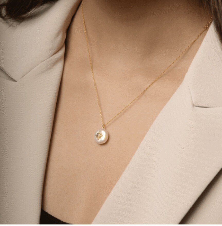 Margot Bardot Necklace | Star Freshwater Pearl