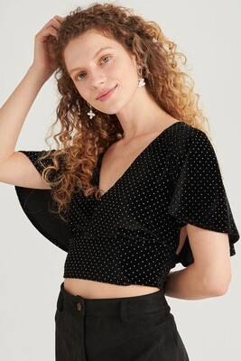 24 Colours Top Butterfly | Black/Zilver 24 Colours Top Butterfly | Black/Zilver