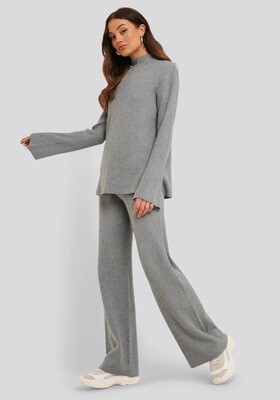Rut & Circle Maja Knit Pant | Grey Melange Rut & Circle Maja Knit Pant | Grey Melange