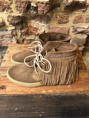 Cha Boots Sneaker Fringle Afelpado vison(Outlet) Cha Boots Sneaker Fringle Afelpado vison(Outlet)