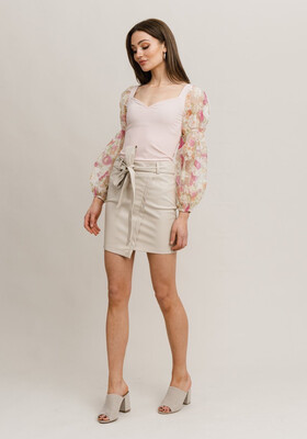 Rut & Circle Patricia Skirt - Light Beige (outlet) Rut & Circle Patricia Skirt - Light Beige (outlet)