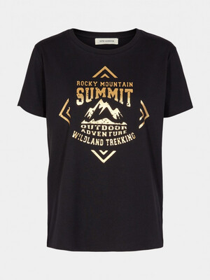 Sofie Schnoor T-shit Summit- Black/Gold Sofie Schnoor T-shit Summit- Black/Gold