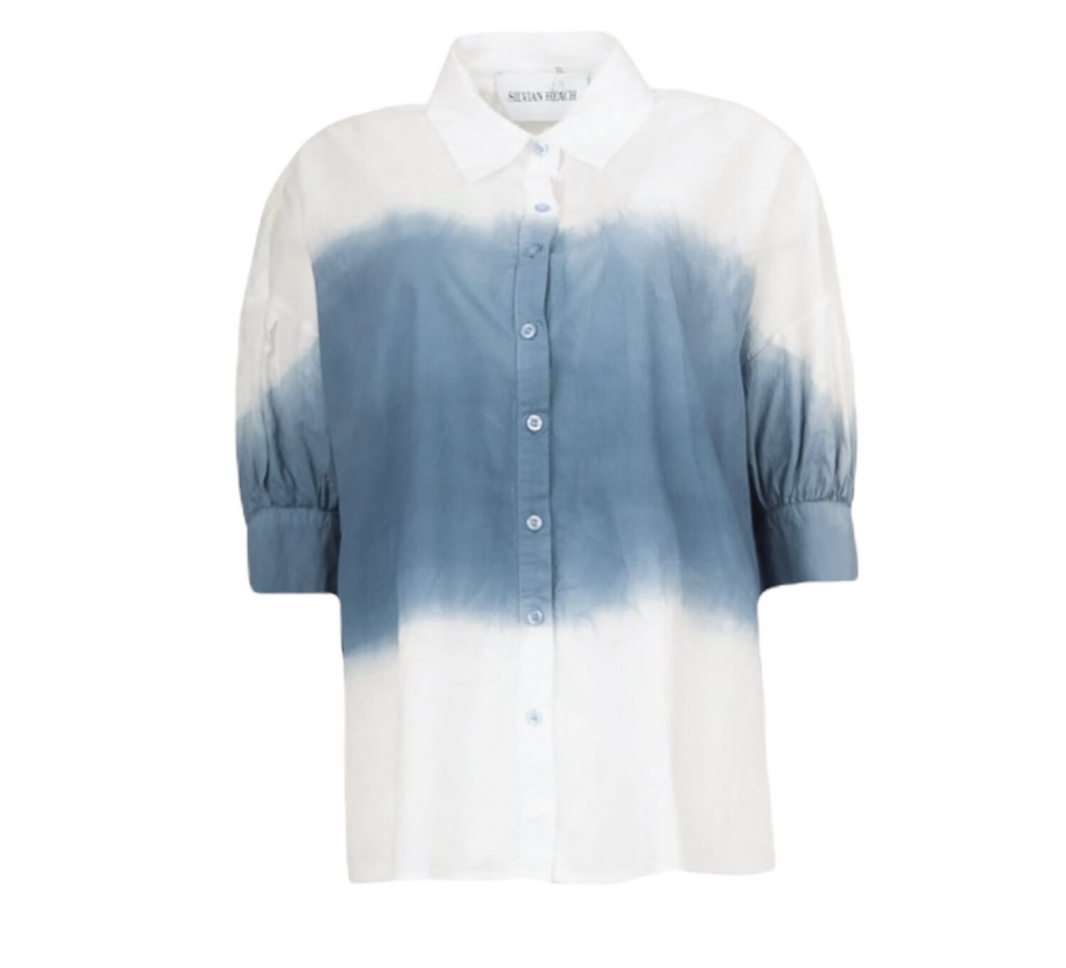 Silvian Heach Blouse Fantasy - White/Blue