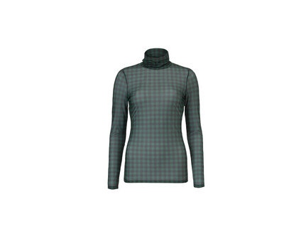 Modstrom Siona Print Top - Dark Green Check (outlet) Modstrom Siona Print Top - Dark Green Check (outlet)