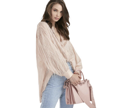 Silvian Heach Blouse Alessandra - Soft Pink Silvian Heach Blouse Alessandra - Soft Pink