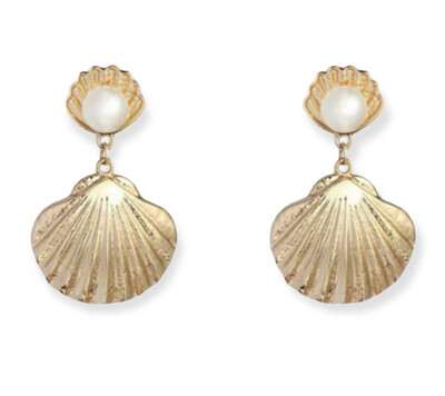 Margot Bardot Ariel Earrings Small - Gold