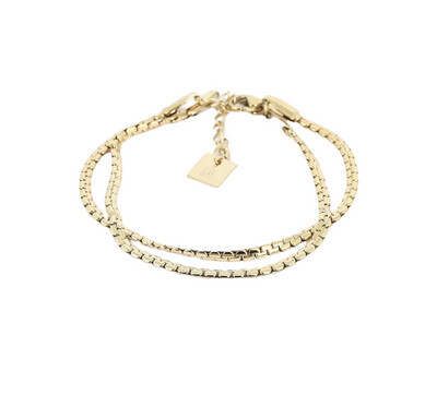 Zag Bijoux Bracelet Dubbele | Gold