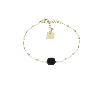 Zag Bijoux Bracelet Pablo Black | Gold