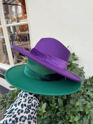 Las Lunas Hat Saar - Purple/green