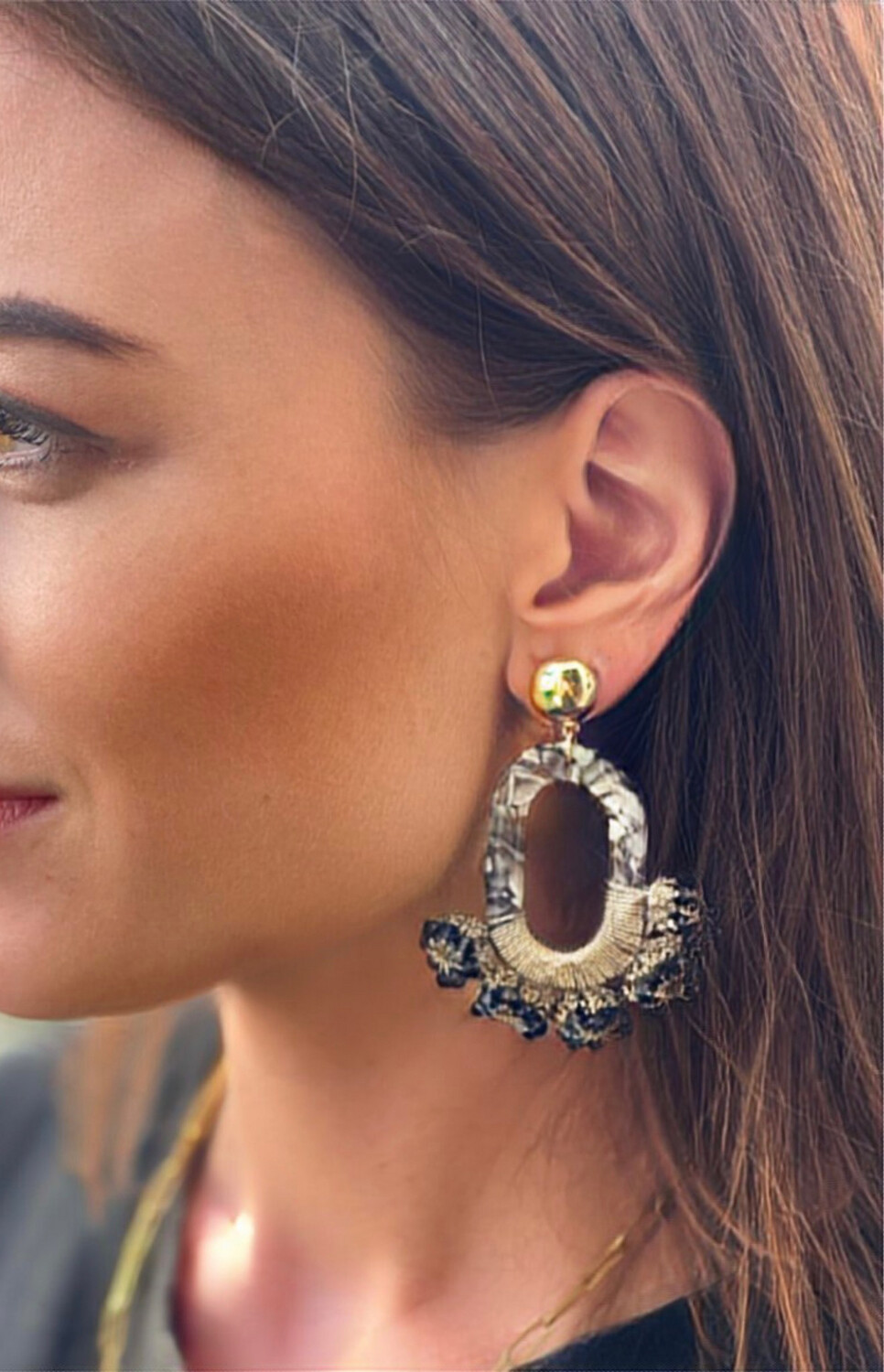 Las Lunas Earrings Valery - Gold
