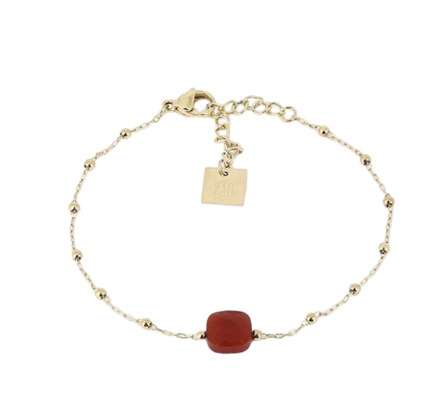 Zag Bijoux Bracelet Pablo Red - Gold 
