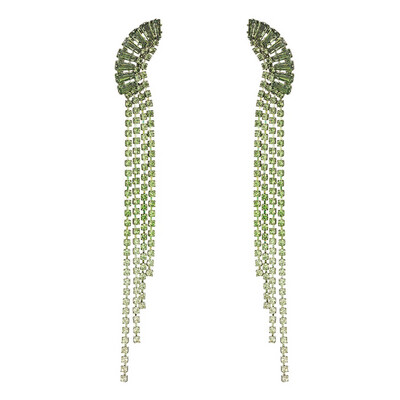 Las Lunas Earrings Glamour Wings - Green