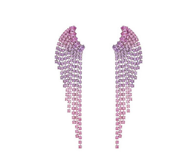 Las Lunas Earrings Wing - Purple
