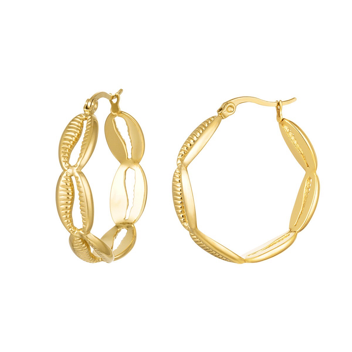 Las Lunas Earrings Holiday - Gold & Zilver