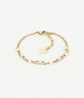 Zag Bijoux Bracelet Falls - Gold/White