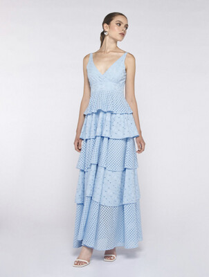 Silvian Heach Maxi-Dress Moon - Ligt Blue