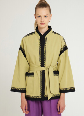 Antik Batik Jacket Kim - Green
