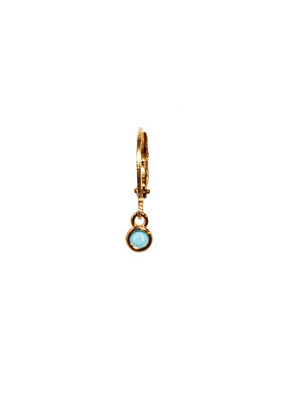 2 The Moon And Back Earring Ring Drup - Blue