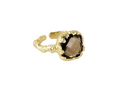 Pure By Nat Ring With Natural Stone - Gold