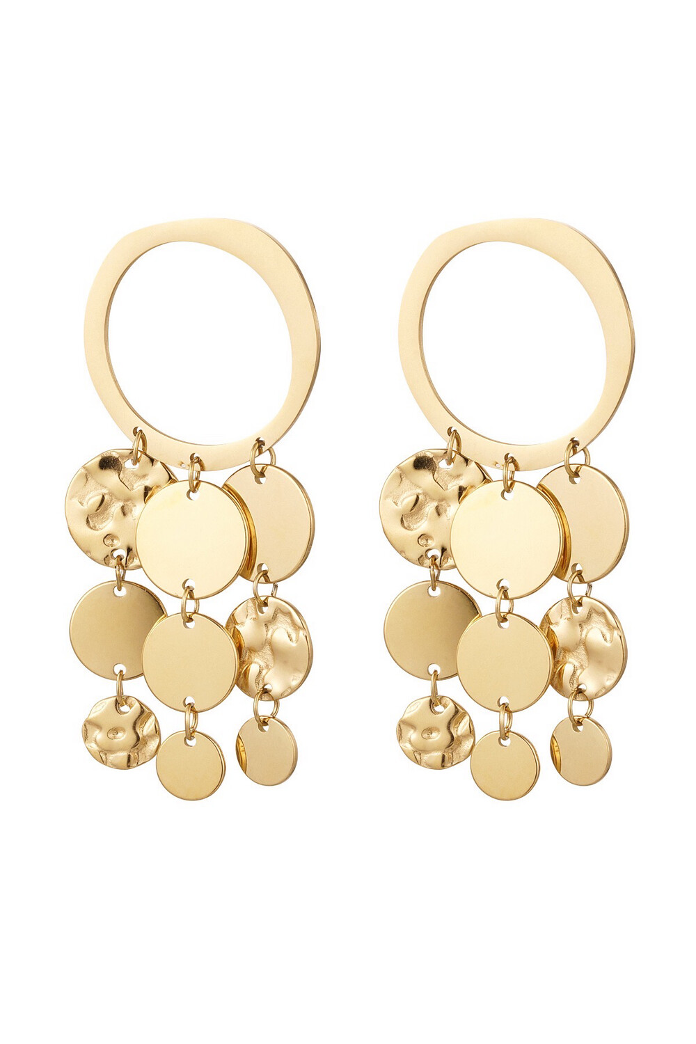 Las Lunas Earrings Jamy - Gold
