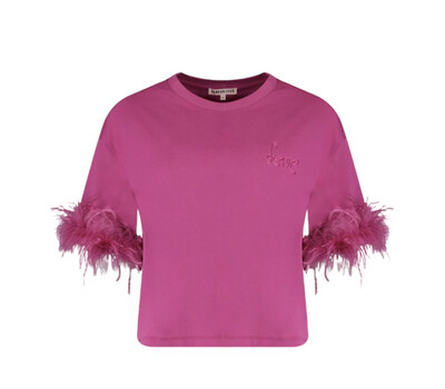 Harper & Yve Shirt Feather - Hot Pink
