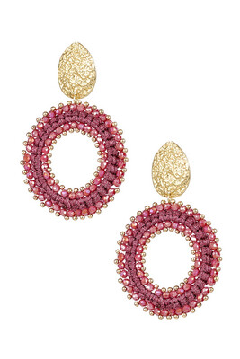 Earrings Yasmin - Old Pink