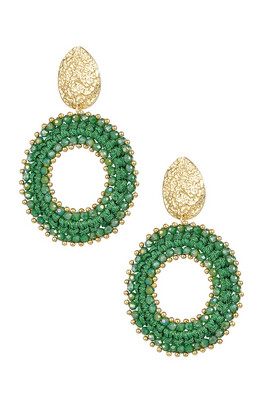 Earrings Yasmin - Green