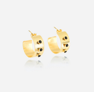 Zag Bijoux Earrings Rico - Gold
