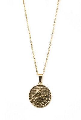 2 The Moon And Back - Chain Capricorn - Gold