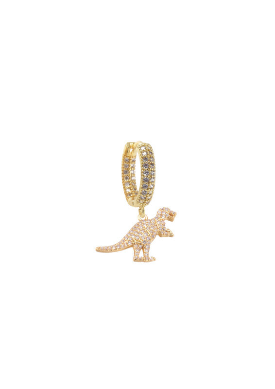 2 The Moon And Back - Earring Dino - Gold