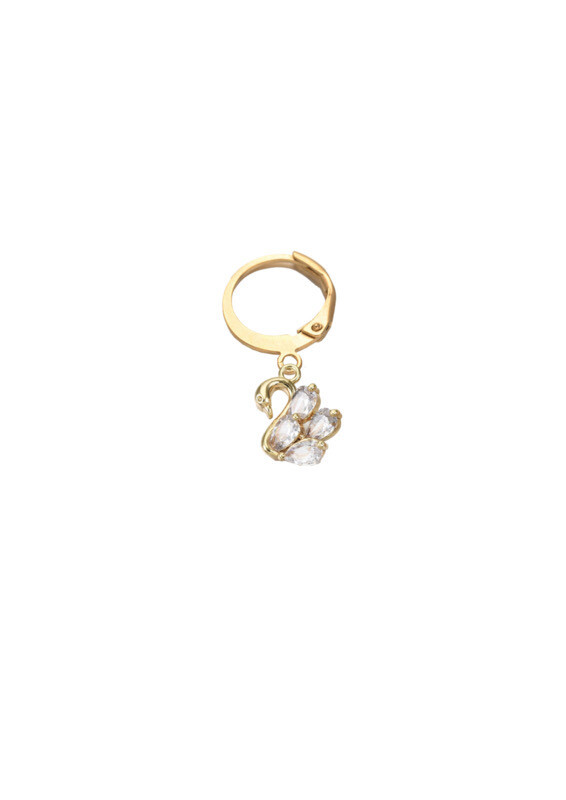 2 The Moon And Back - Earring Swan - Gold