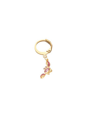 2 The Moon And Back - Earring Crab - Gold