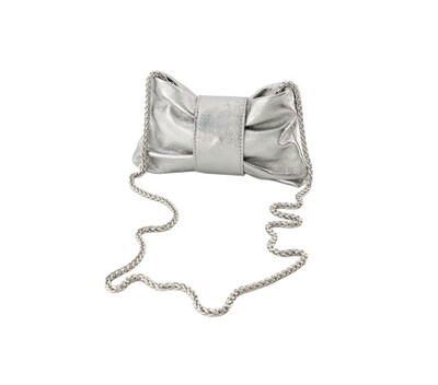 Las Lunas Bag Bow - Silver