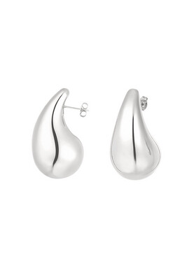 Las Lunas Earrings Drups Silver - XL