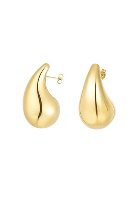 Las Lunas Earrings Drups Gold - XL