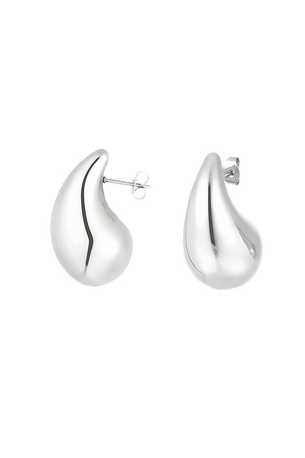 Las Lunas Earrings Drups - Silver L