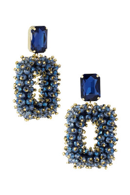 Las Lunas Earrings Glam - Blue