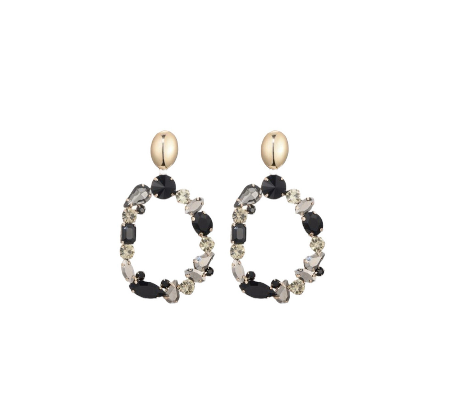 Earrings The Beverly - Black