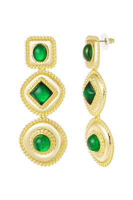 Earrings Beyoncé - Green