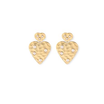 Rose &amp; Camellia Earrings Silvian - Gold