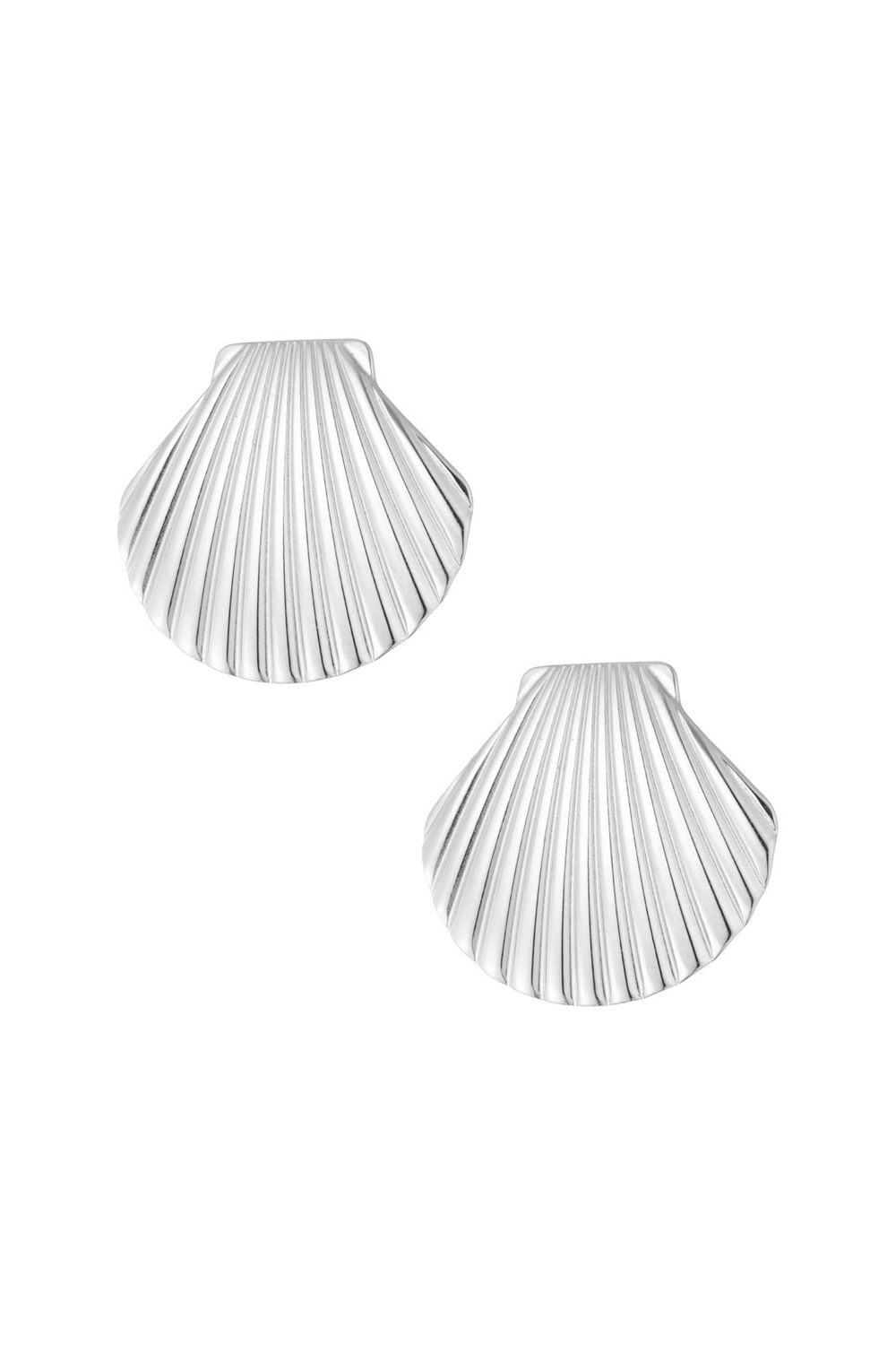 Earrings Shell - Silver