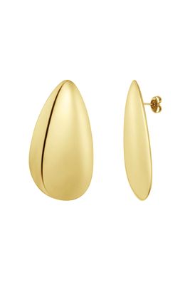 Earrings Flat Drup - Gold